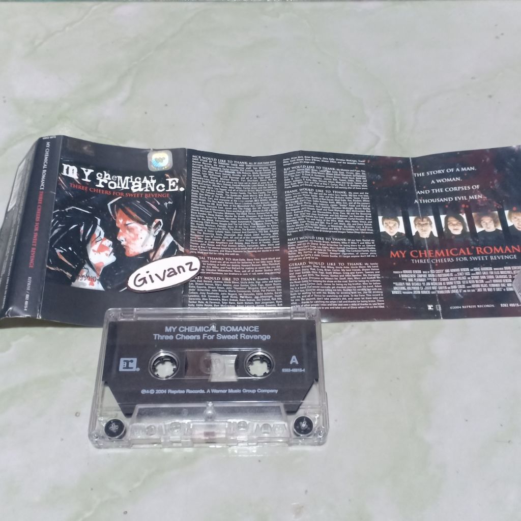 kaset pita MCR My Chemical Romance - Three cheers for sweet revenge