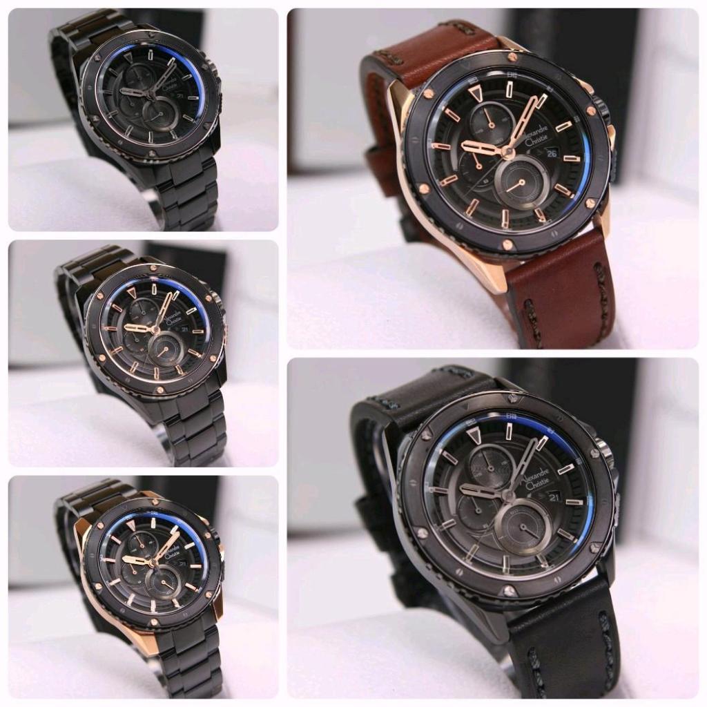 Alexandre Christie AC 6653 Jam Tangan Pria Original