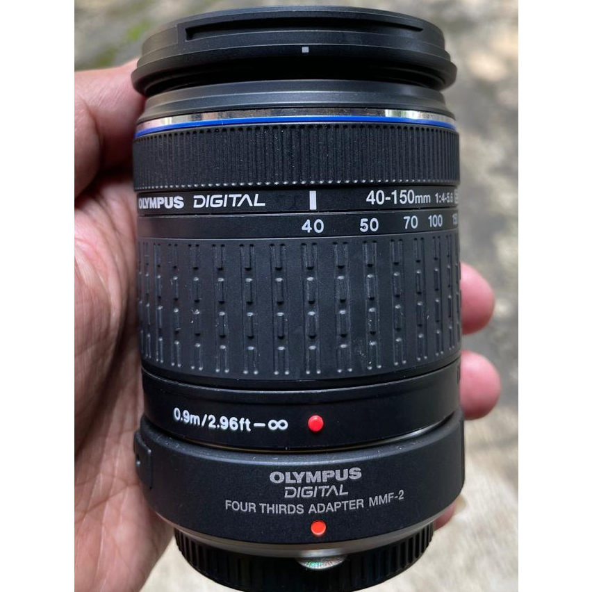 Lensa Olympus 40-150mm + Adapter MMF 2
