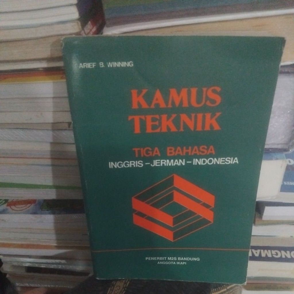 Kamus Teknik bekas 3 bahasa inggris, Jerman, Indonesia