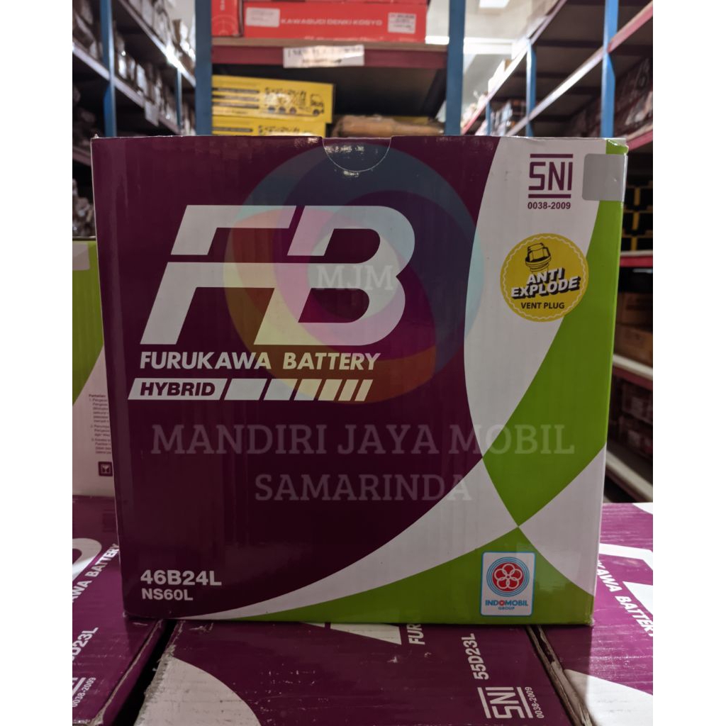 AKI BASAH FB FURUKAWA HYBRID (SIAP PAKAI) 46B24L NS60L | 45AH