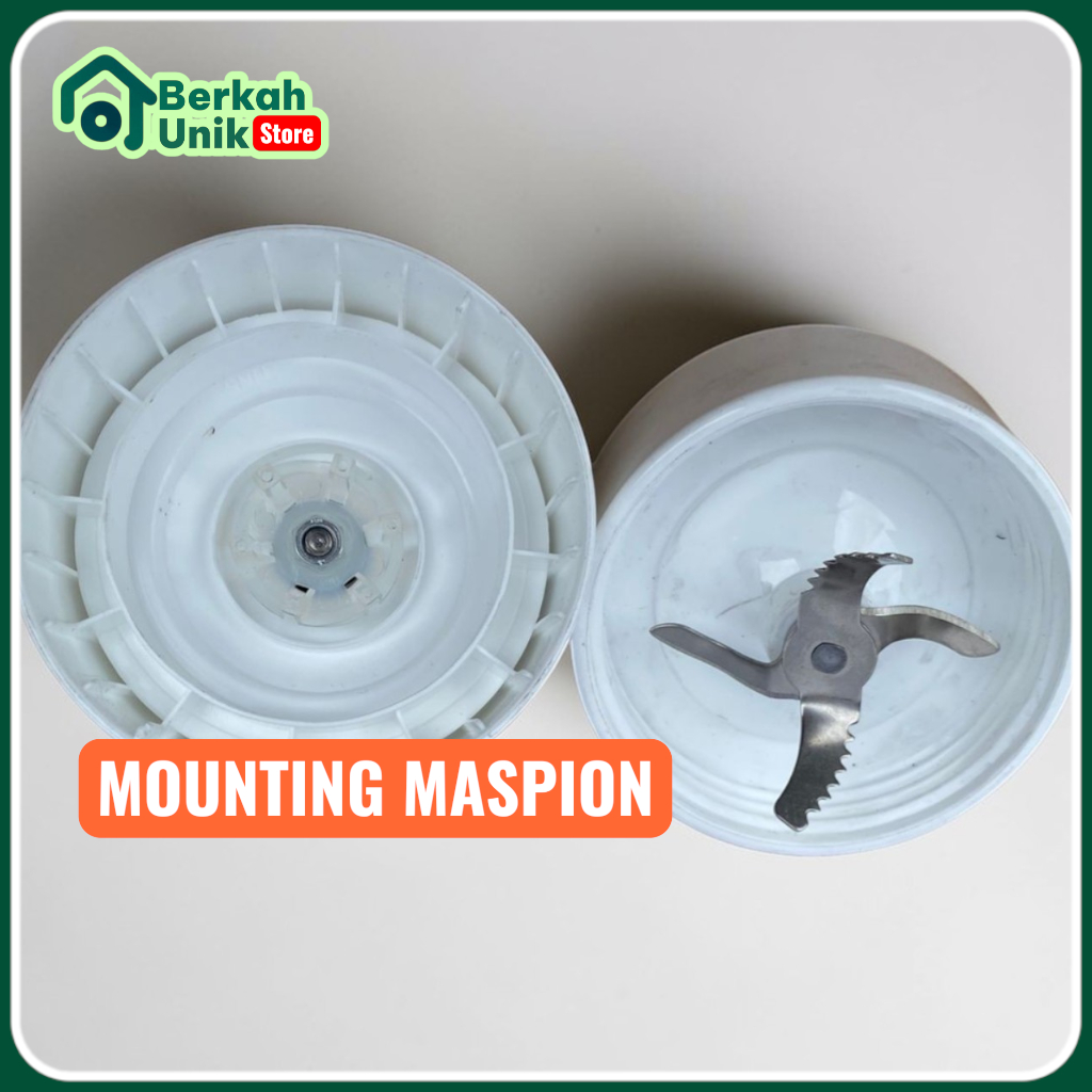 Mounting Blender Maspion Mata Pisau 4 - Mangkok Pisau Blender Maspion 4 Mata Pisau Stainless Steel