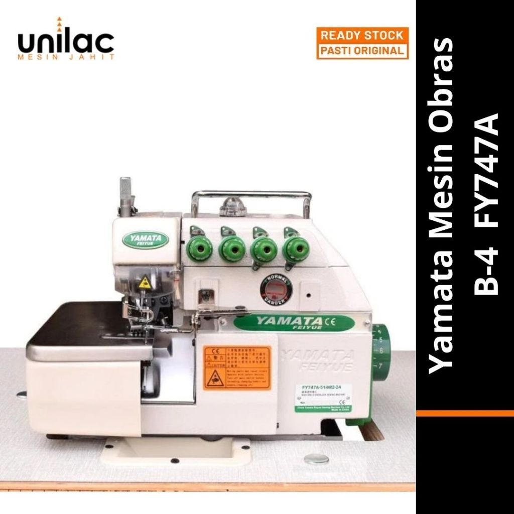 Mesin Obras Yamata FY 747A - Yamata FY747A- Obras Benang 4 YAMATA Industri Kaos High Speed