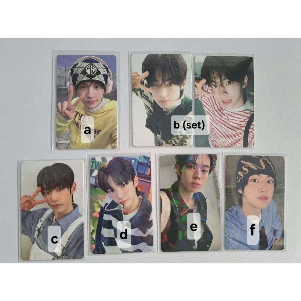 TWS Official Photocard (Shinyu, Dohoon, Youngjae, Hanjin, Jihoon)