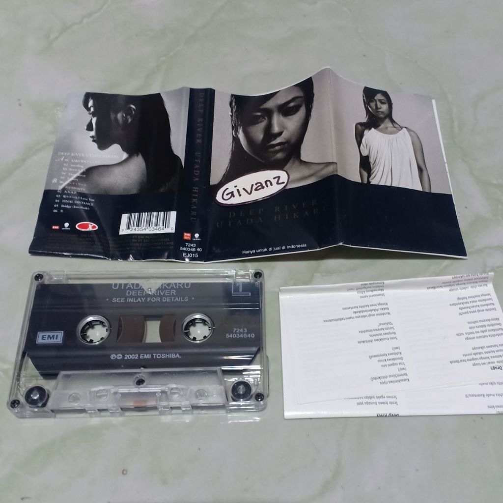 kaset pita UTADA HIKARU - Deep river