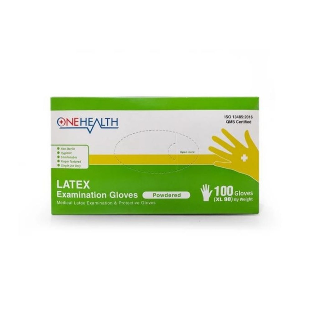 Sarung tangan latex onehealth / sarung tangan latex medis / sarung tangan latex