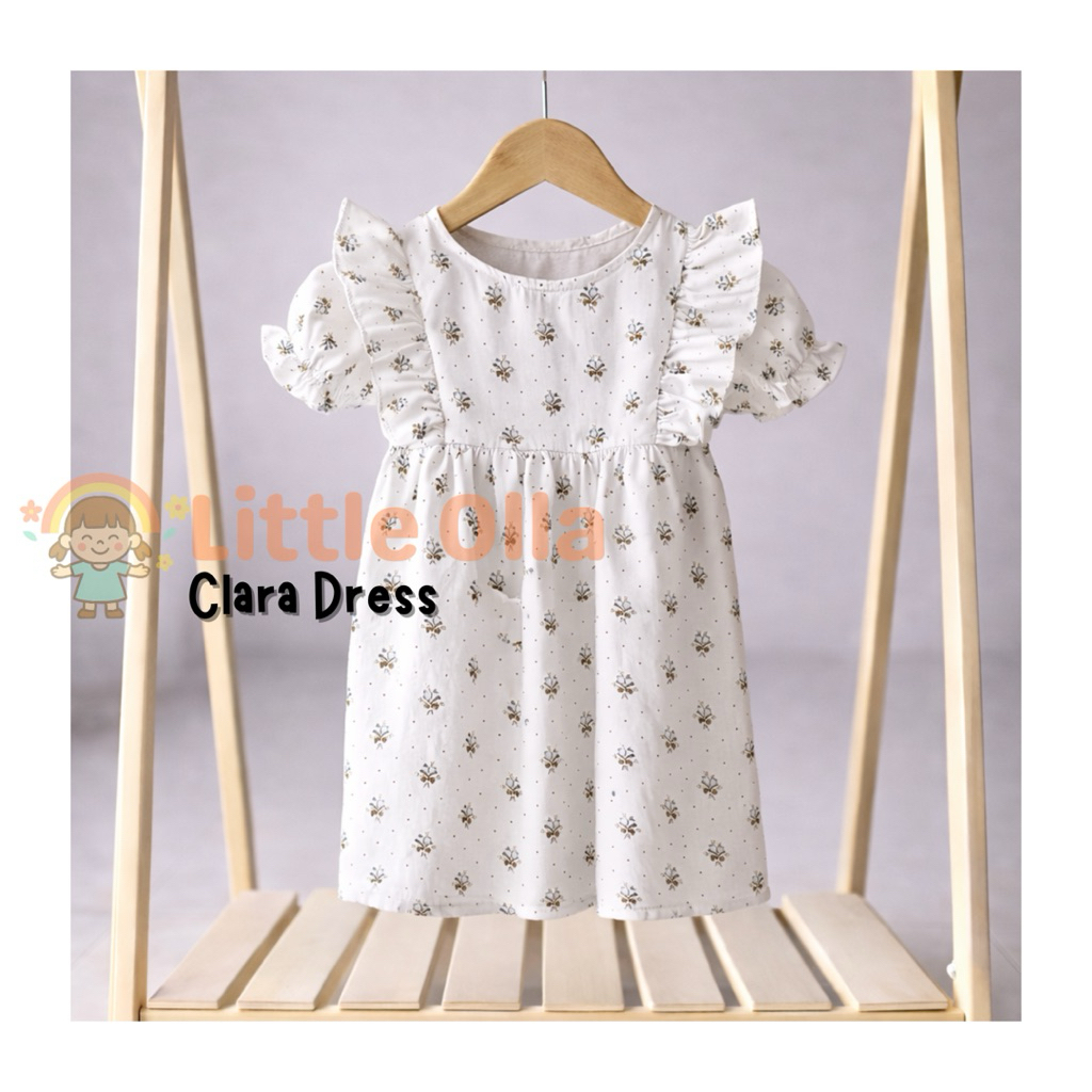 Clara Dress by Little Olla Kids Wear