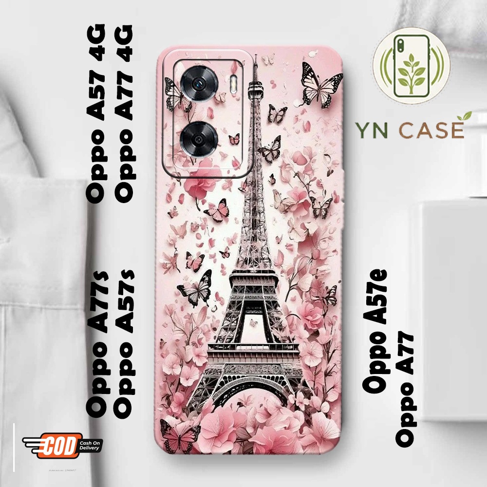 Oppo A57 4G / A57e / A57s / A77 4G / A77 / A77s - Case Paris Untuk semua type hp Samsung Oppo Vivo R