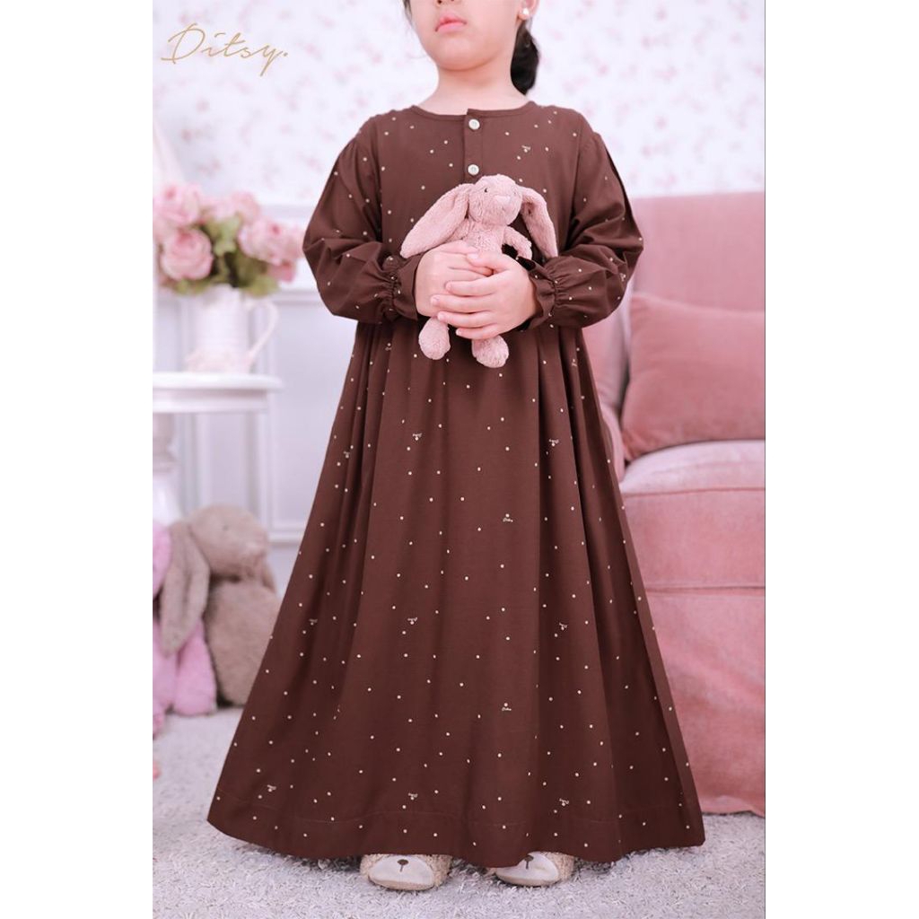 LITTLE DITSY TERBARU | GAMIS MUSLIM ANAK