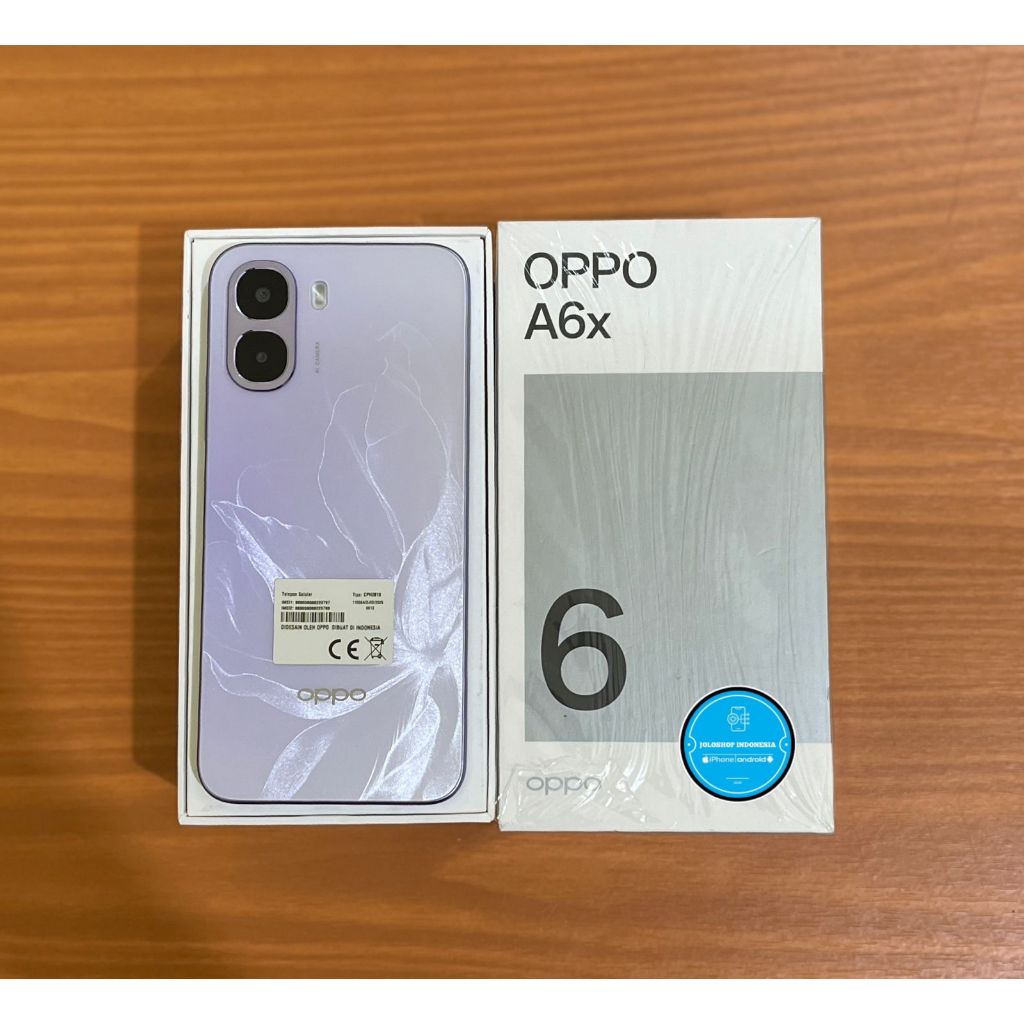 OPPO A6X 6/256 GB SECOND FULLSET GARANSI