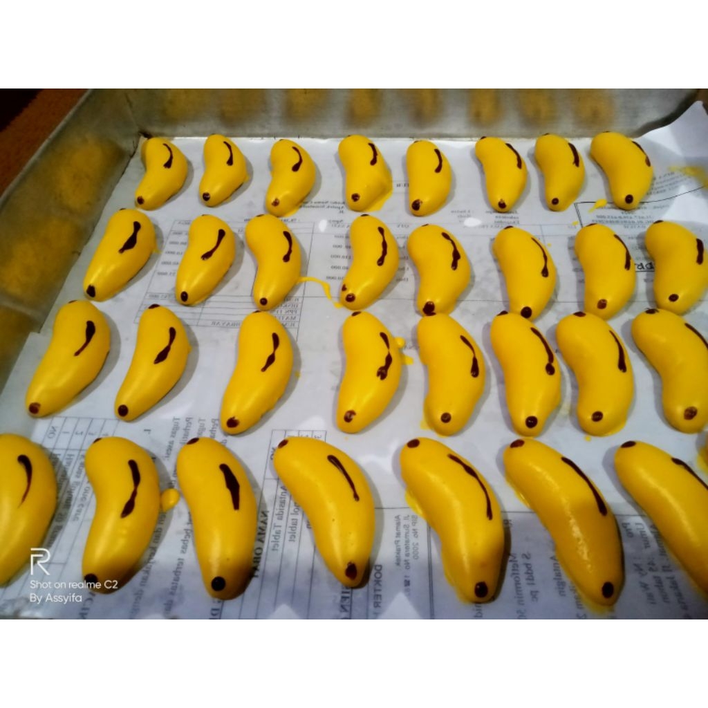 COOKIES BANANA COKLAT || KUE KERING COKLAT BENTUK PISANG