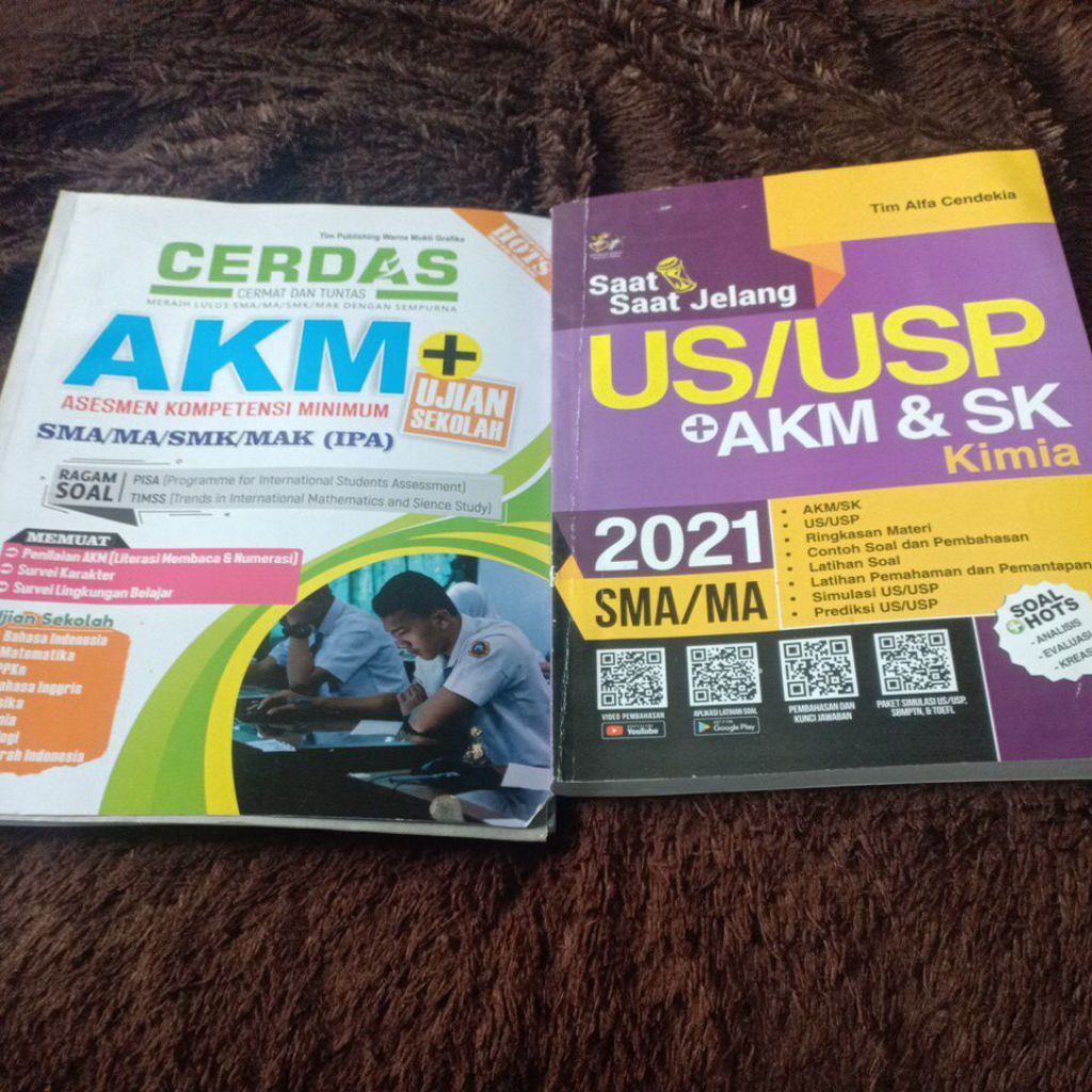 Buku AKM IPA,AKM KIMIA SMA(preloved)