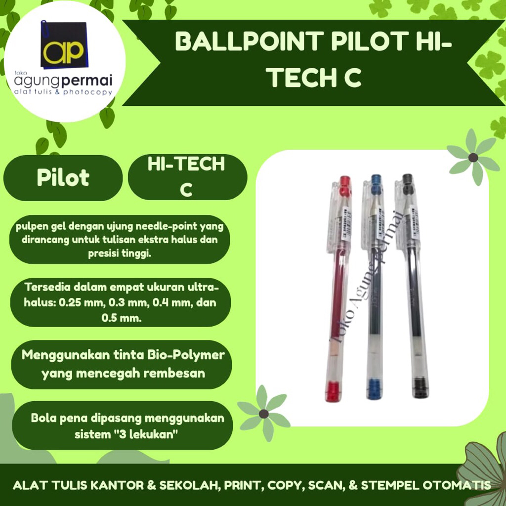 BALLPOINT PILOT HI-TECH C