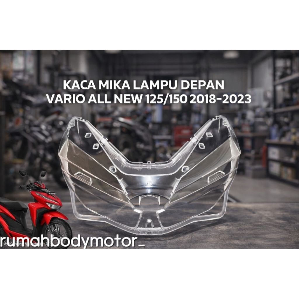 Kaca Mika Headlamp Lampu Depan VARIO ALL NEW VARIO 150 / 125 LED ESP KEYLESS 2018 2019 2020 2021 202