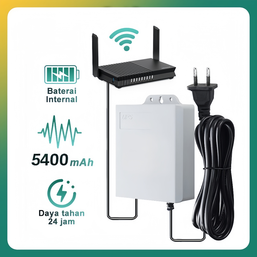 Ups 3600mAH Ups Mini 12v Untuk Wifi Ups Mini 12 Volt Ups Wifi Ups Cctv Ups Dc Mini Ups 1.5A