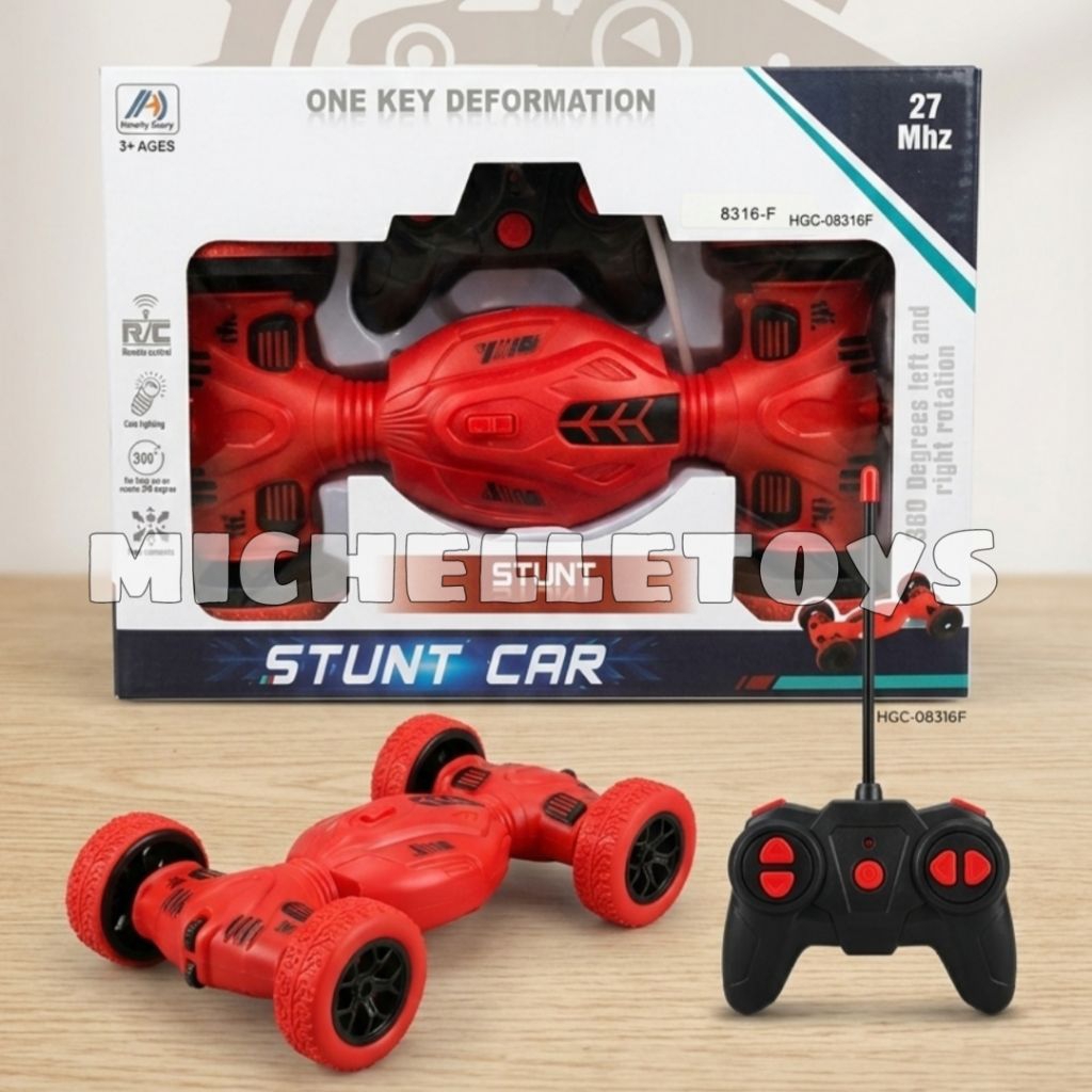 MAINAN MOBIL REMOTE CONTROL DEFORMATION STUNT CAR / MOBIL REMOT CONTROL STUNT