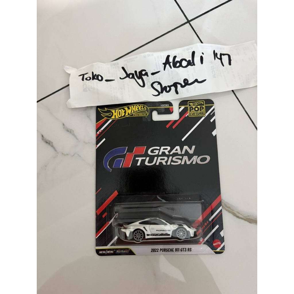 HOTWHEELS PREMIUM POP CULTURE / HOT WHEELS PORSCHE GRAN TURISMO / HOTWHEELS 2022 PORSCHE 911 GT3 RS 