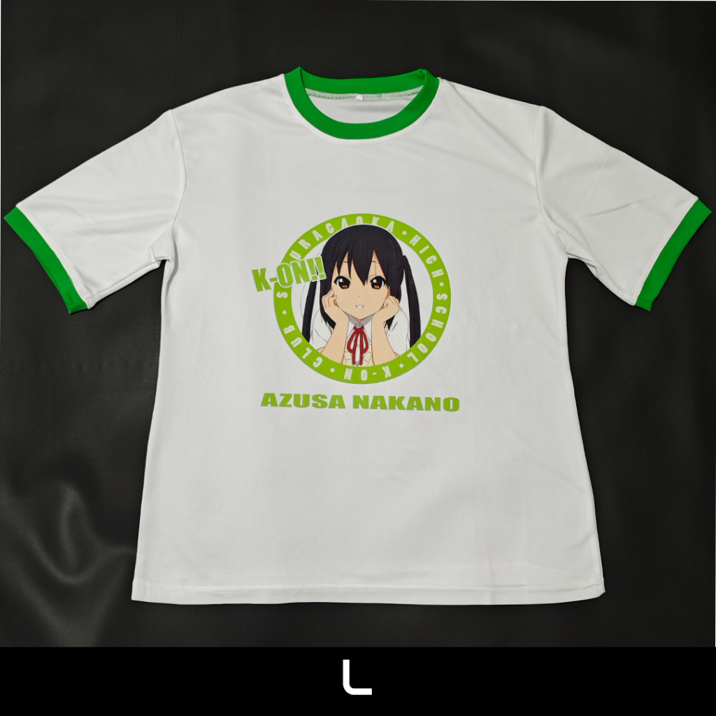 Kaos Anime Jersey T-shirt K-On Azusa Nakano