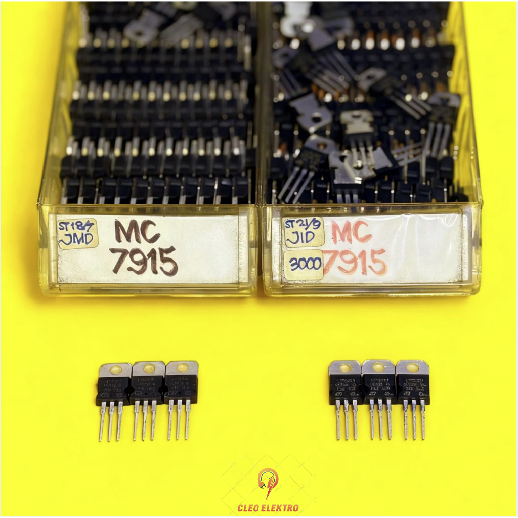 TR TRANSISTOR L 7915 CV L7915 MC7915 ST IC REGULATOR ASLI ORIGINAL