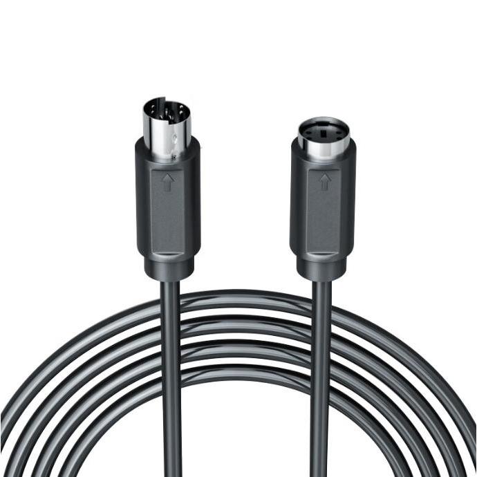 Kabel Mouse toyboard PS/2, Hitam Male to Female [6 pin to 6 pin] 0.5 meter 1 meter 3 meter 5 meter 1