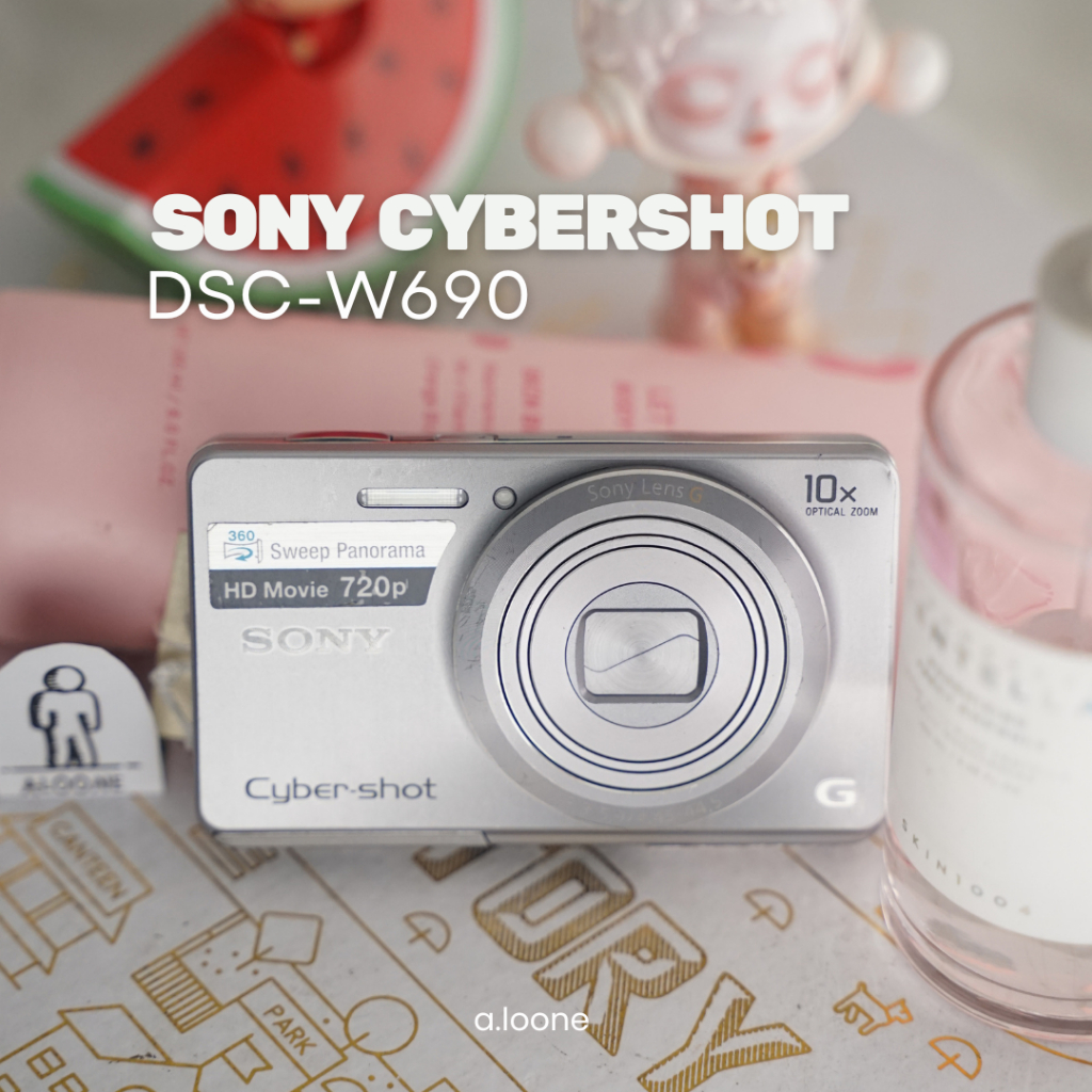 SONY CYBER-SHOT DSC-W690 SILVER SERIES — DIGICAM COMPACT ELEGAN