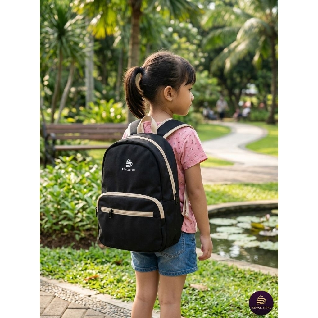 RSPACE - Tas Sekolah Anak/Dewasa Laki Laki Perempuan Mions Backpack