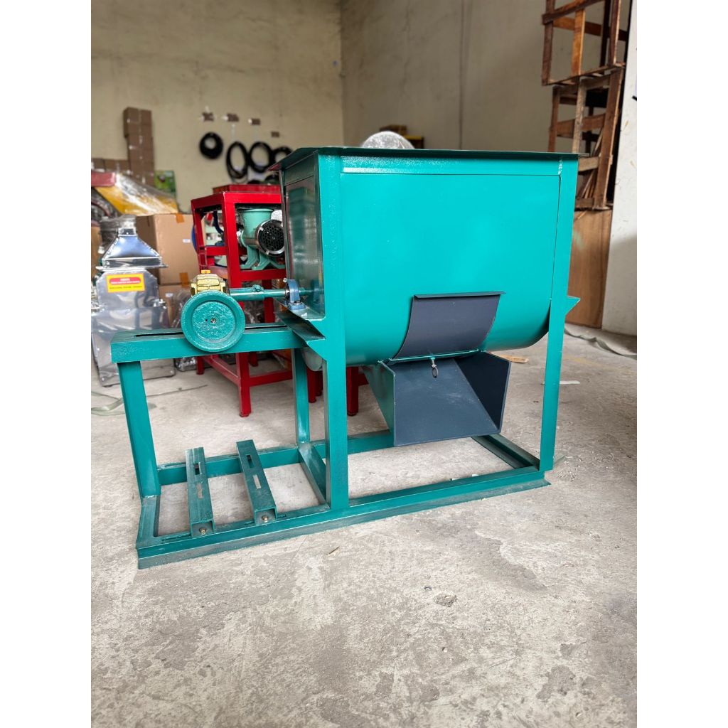 Mesin Mixer Pengaduk Pakan Ternak Mixer Baglog Jamur Kapasitas 25Kg 30Kg 100Kg