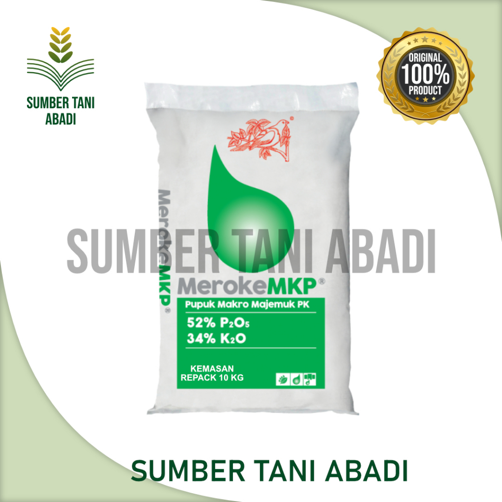 PUPUK MEROKE MKP - PUPUK MKP - KEMASAN REPACK 1KG / 5KG - MEROKE TETAP JAYA