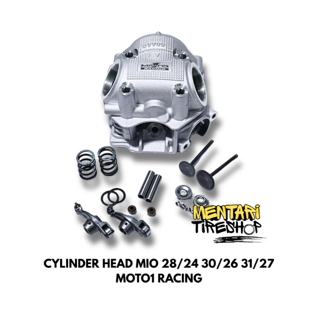 CYLINDER HEAD MIO 28 24 / 31 27 / 30 26MOTO1 RACING HEAD MIO 28 24 HEAD MIO 31 27 MOTO1 RACING