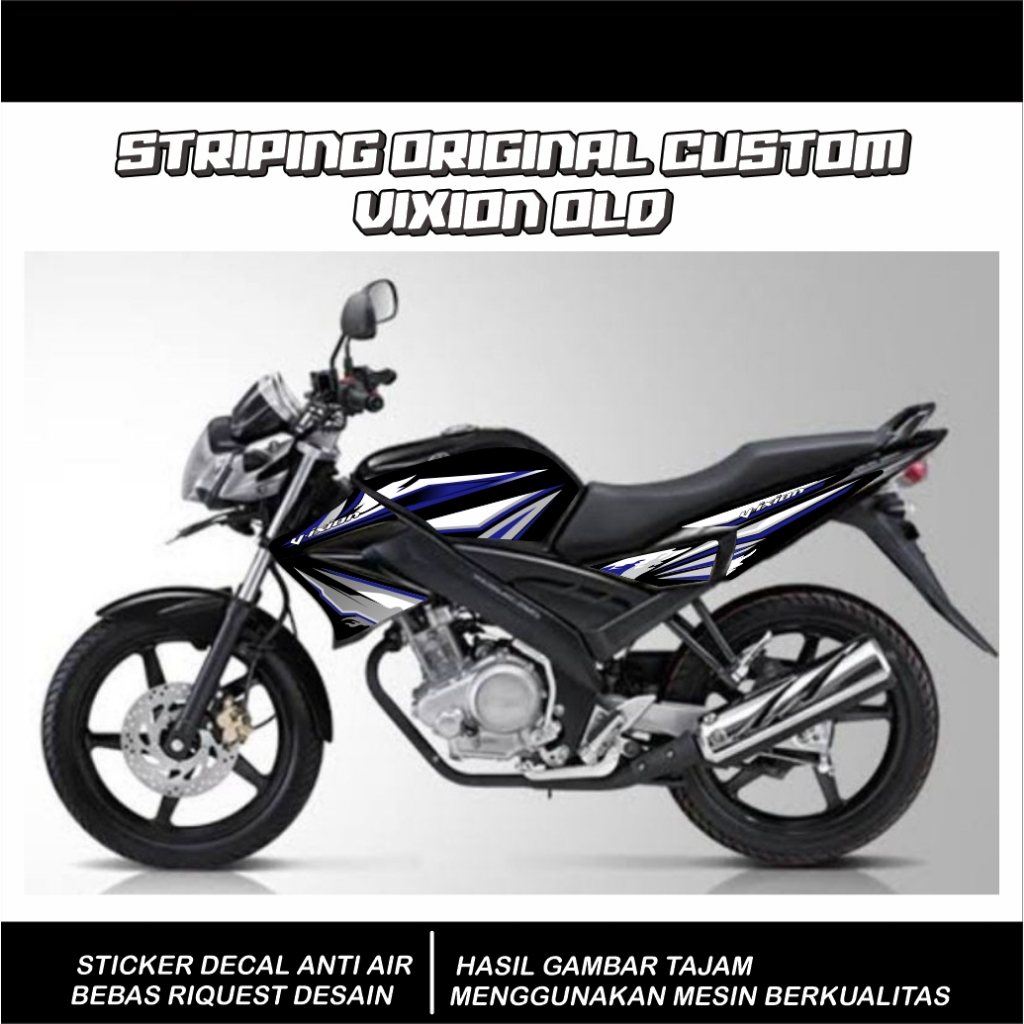 striping original custom vixion old,striping vixion old