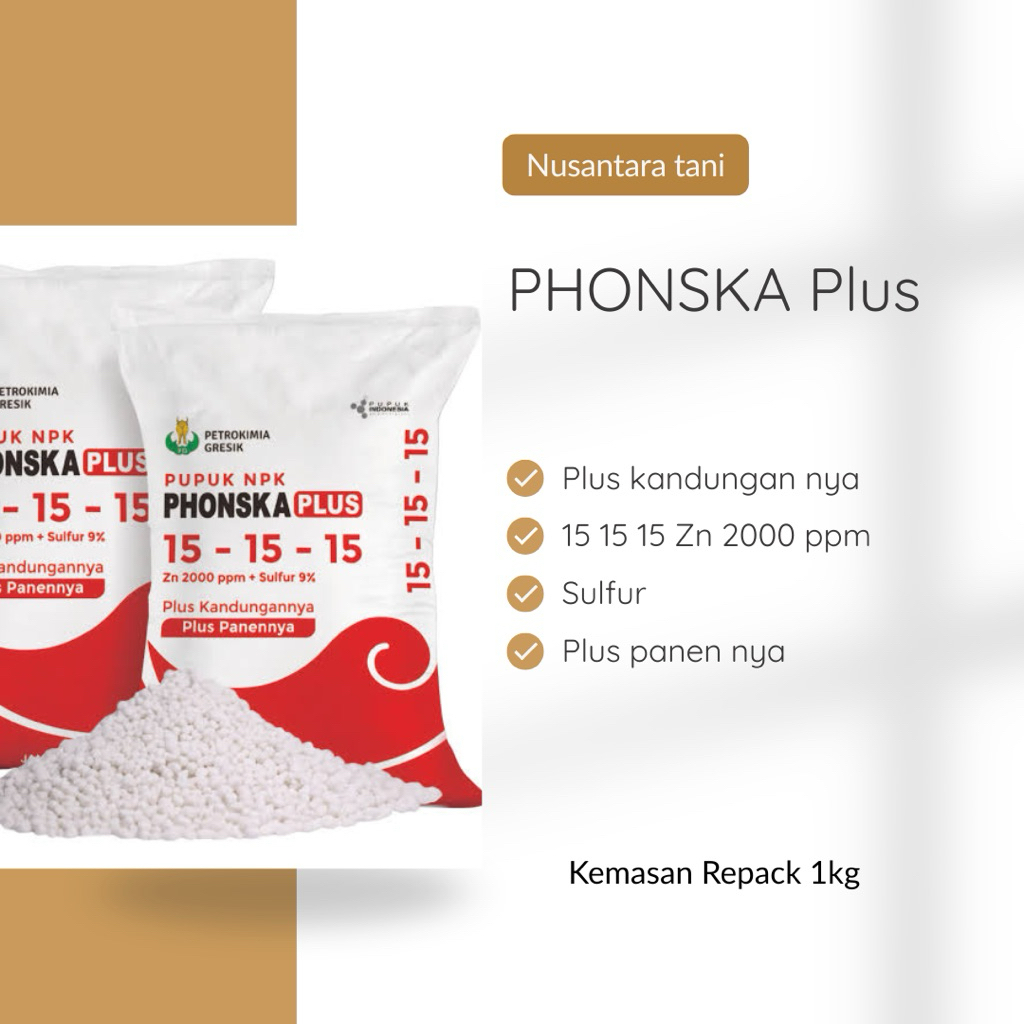 Phonska Plus 151515 Kemasan Repack 1 kg