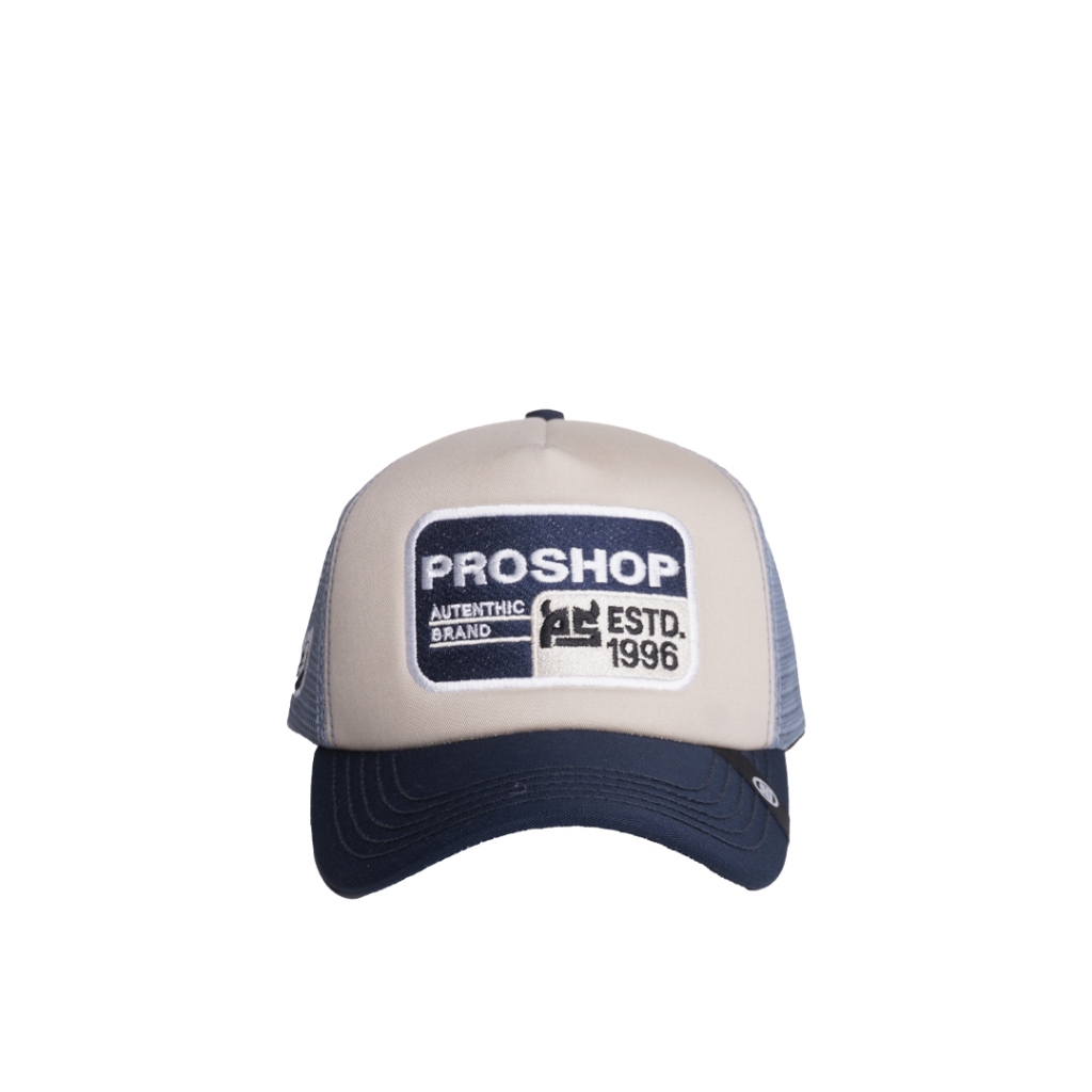 Proshop | Patch Cream  Trucker Cap | Topi Pria Topi Distro | Cream