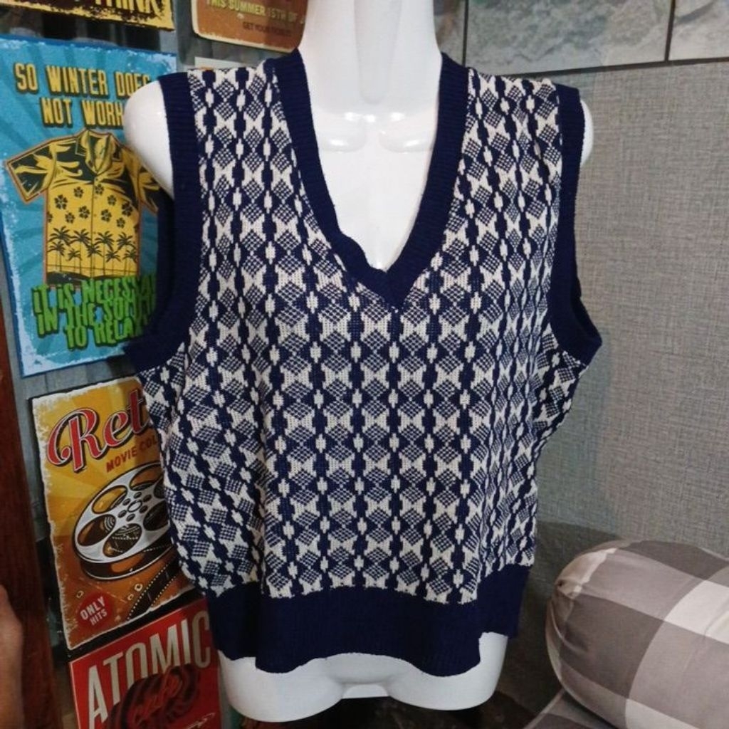 vest atasan wanita pria size m second rompi