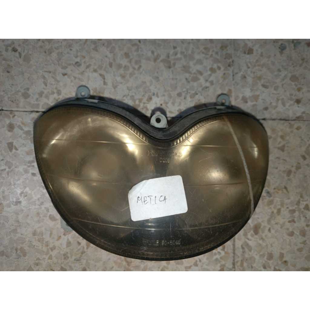 Reflektor Lampu Depan Kymco Metica ( mika kuning ) Ori Copotan