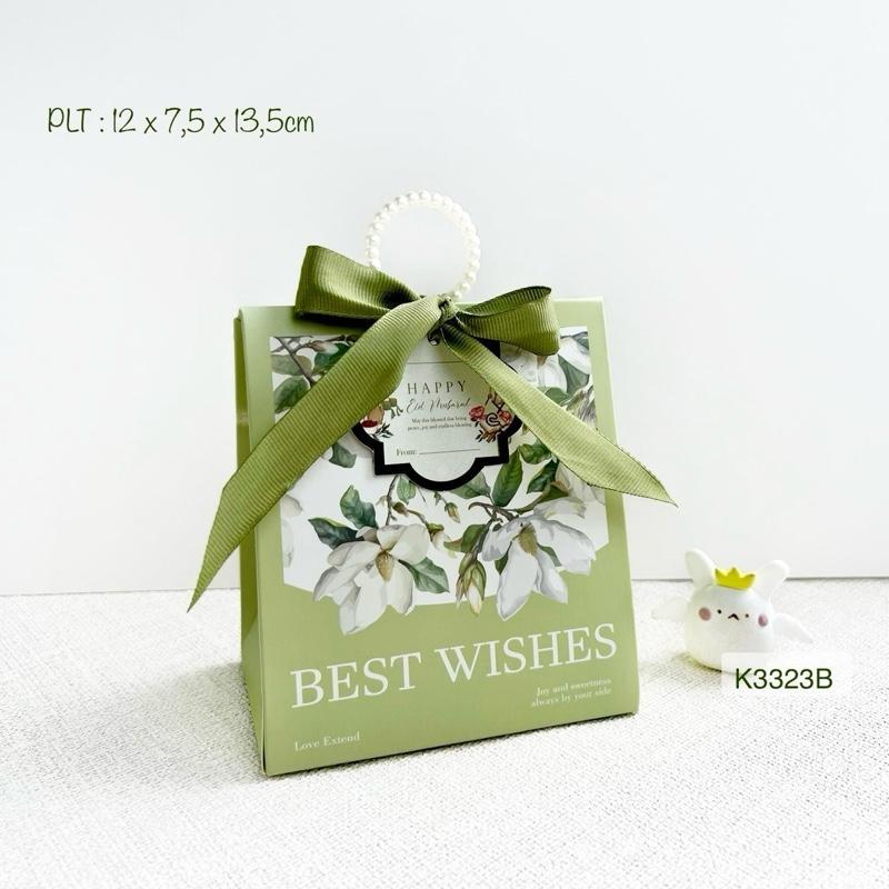 (12pcs) K3323 Kotak Lebaran| dus Idul Fitri| Adha| Eid Mubarak Box|muat Toples