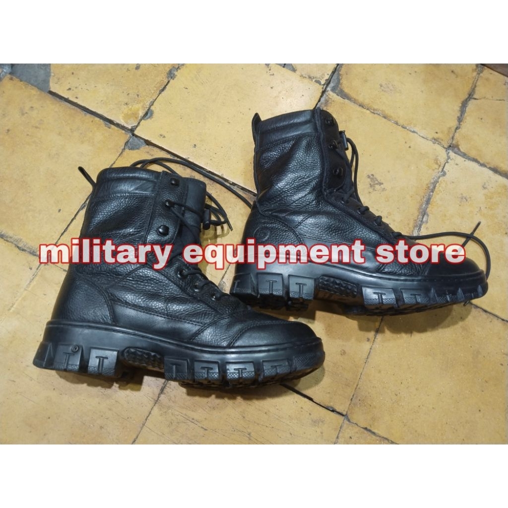 SEPATU PDL HITAM BOCOROCCO BEKAS - SEPATU PDL ASLI JATAH PEMBAGIAN TNI BEKAS
