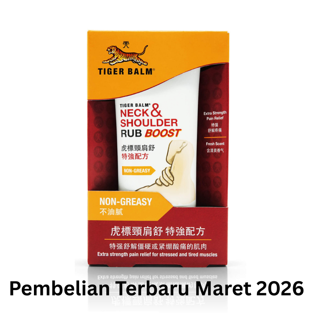 READY Tiger Balm Neck & Shoulder Rub Boost Tiger Balm Balsem Balsam Tiger Balm