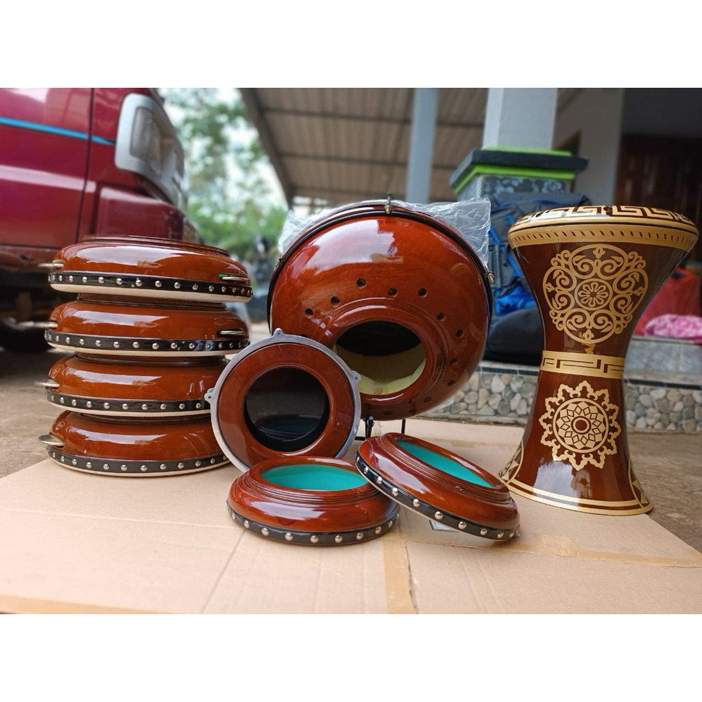 1 set hadroh polos Jepara