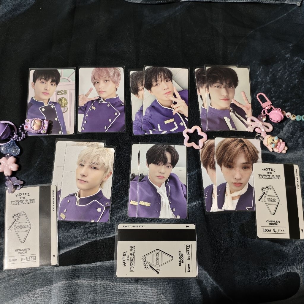 Ready Stock PC Season Greeting Hotel 2022 Hotel Key Card NCT Dream photocard Jeno Jaemin Mark Haecha