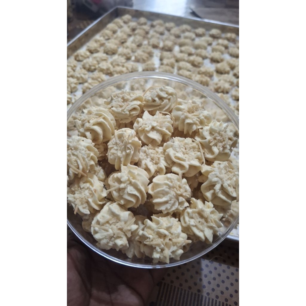 sagu keju susu kemasan toples 500gr homemade