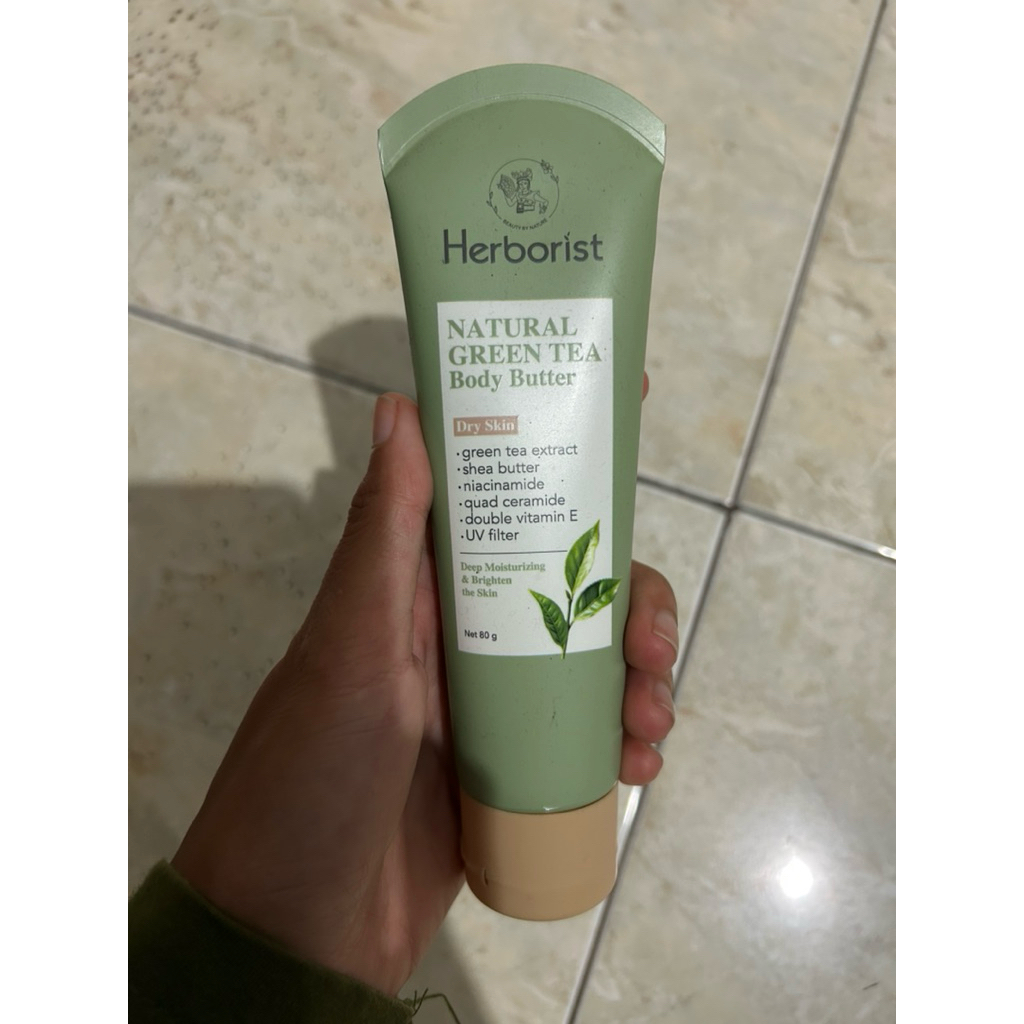(Preloved) Herborist Body Butter 80gr Dengan Niacinamide Double Vitamin E