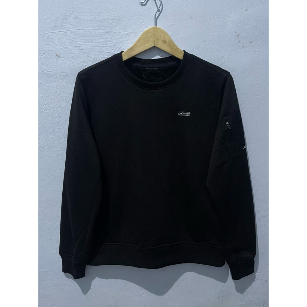 Crewneck Sherpa Cewek Geo Spirit Second