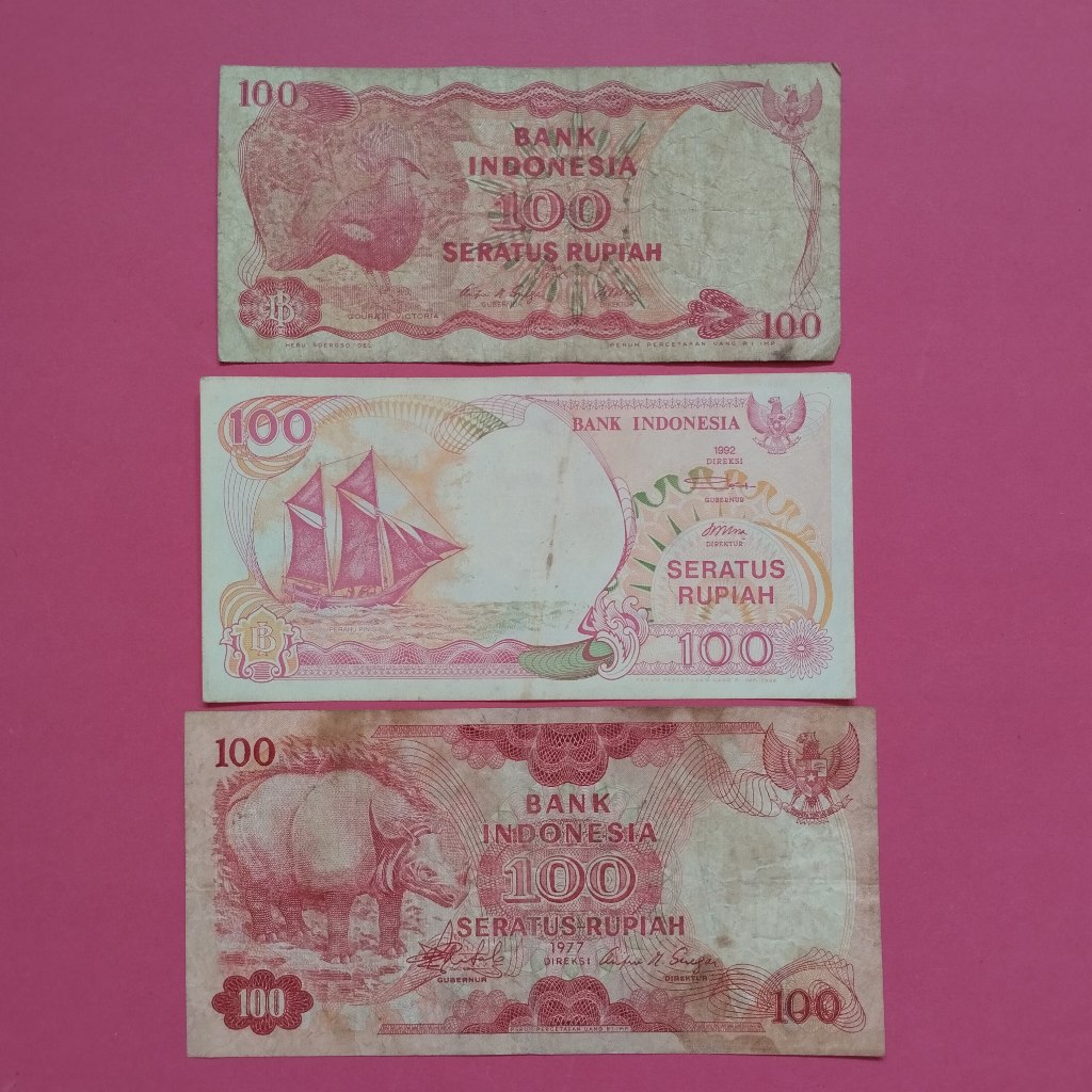 Uang Kuno Kertas Rp 100 UK 064