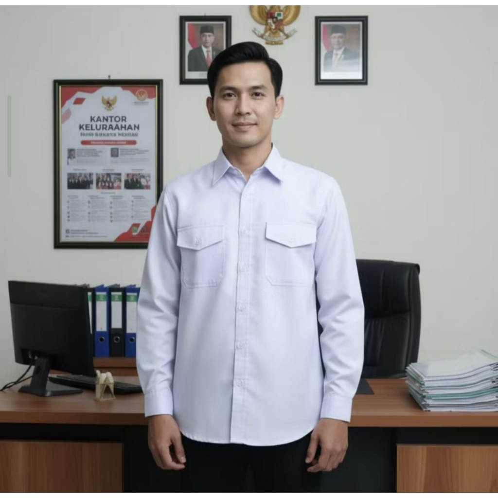 Baju Dinas Putih Pns Wanita Baju Pdh Wanita Putih Seragam Putih Pns Wanita Baju Putih Atasan Pns