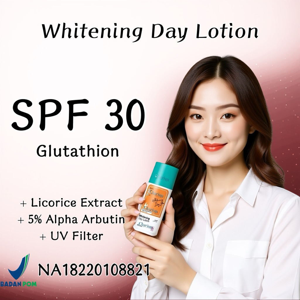 LOTION SIANG EXTRA DOSIS PUTIH 1 TINGKAT SEKALI PAKAI | WHITENING DAY LOTION FOEVER FARMACY | LOTION