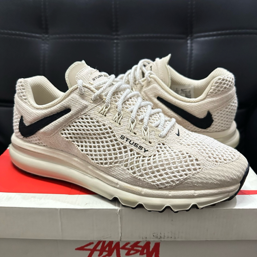Nike Air Max 2013 Stussy Fossil Size 45 Like New 100% Original