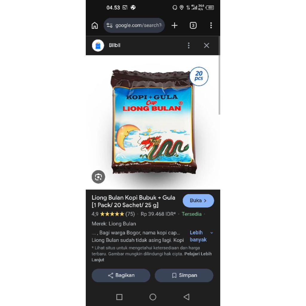 kopi liong