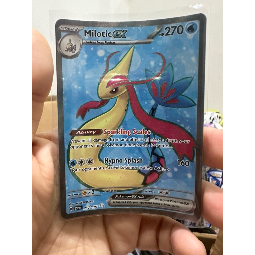 milotic EX kartu pokemon original tcg
