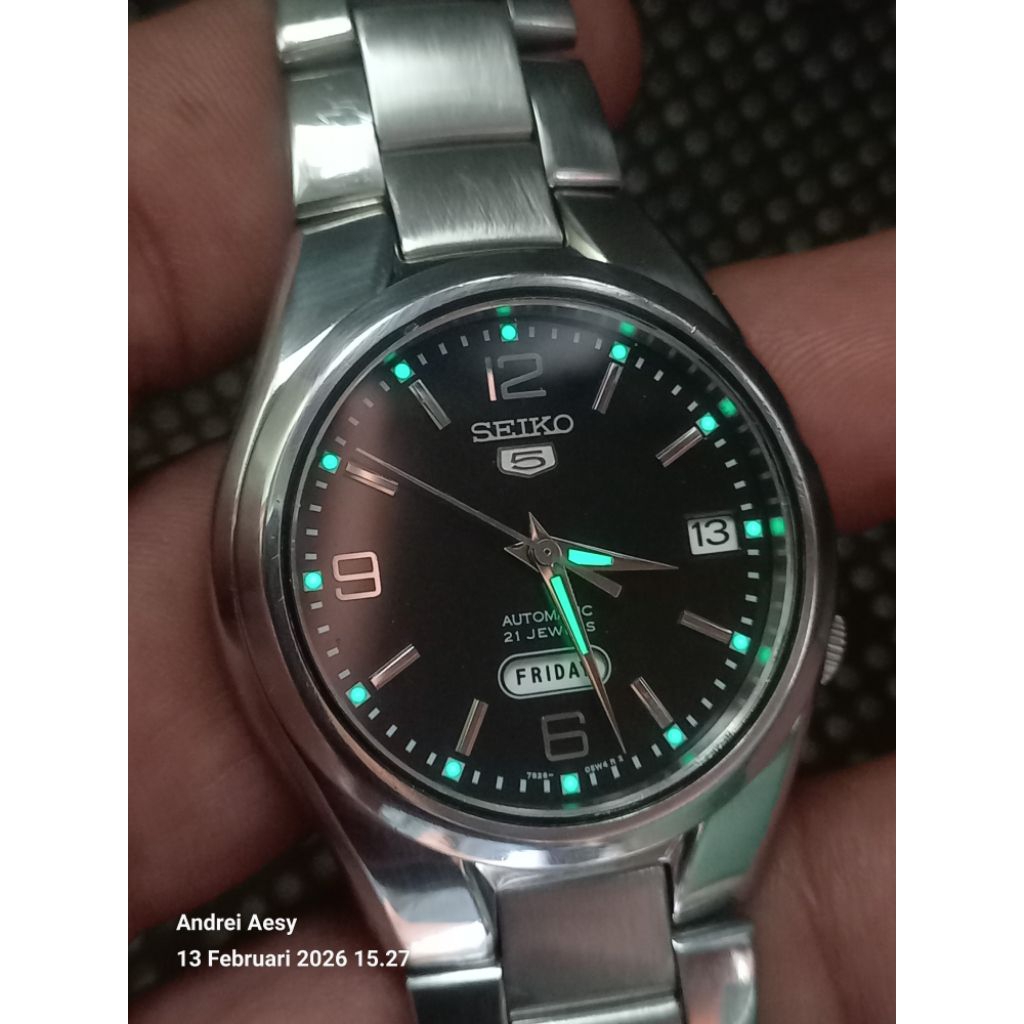 Seiko 5 SNK623K1 split date Automatic Black Dial