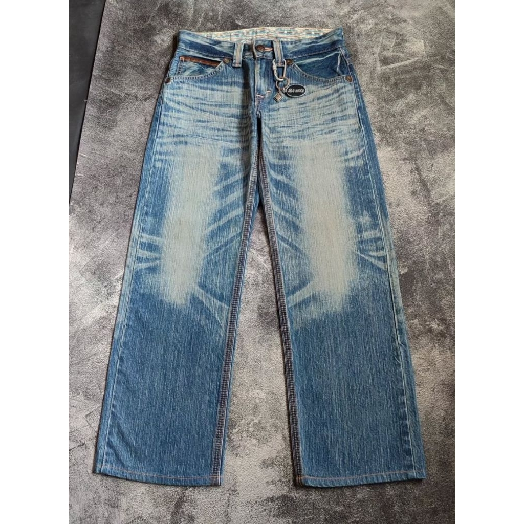 Edwin Japan Exclusive Vintage Blue Retro Washed Beautiful Fadd Navajo